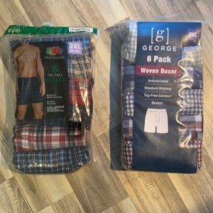 2 pks of boxers XXL